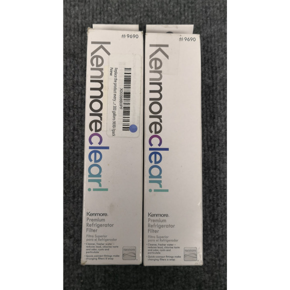 2 Pack 9690 Kenmore 469690 Replacement Refrigerator Water Filter Fit LG LT700P - Picture 2 of 7